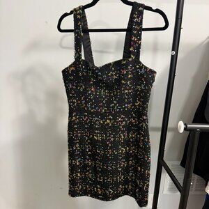 Amanda Uprichard New York Black mini dress.